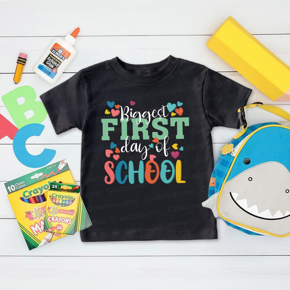 Personalized First Day Of Back To School Shirt | CWSchool27
