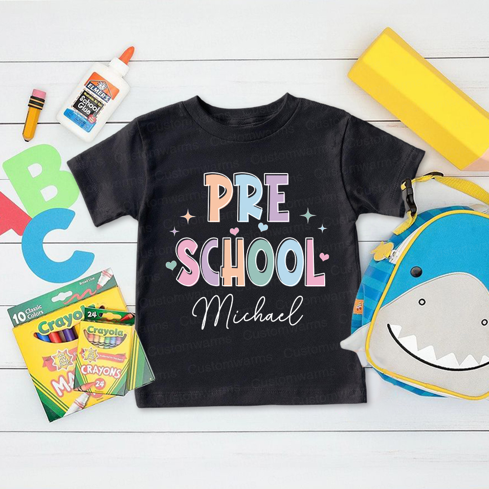 Personalized First Day Of Back To School Shirt | CWSchool28