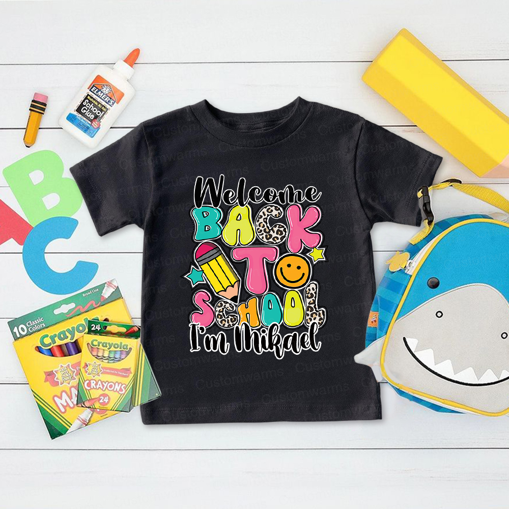 Personalized First Day Of Back To School Shirt | CWSchool29