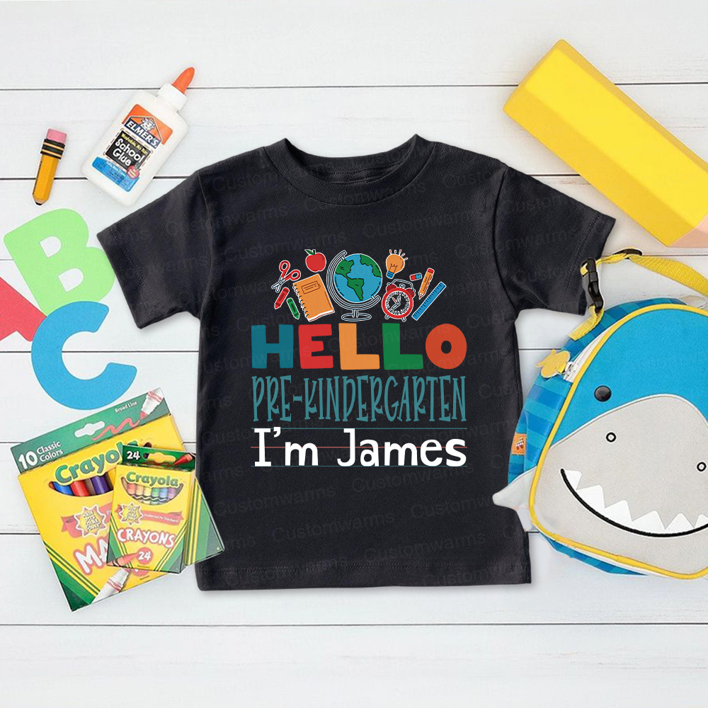 Personalized First Day Of Back To School Shirt | CWSchool31