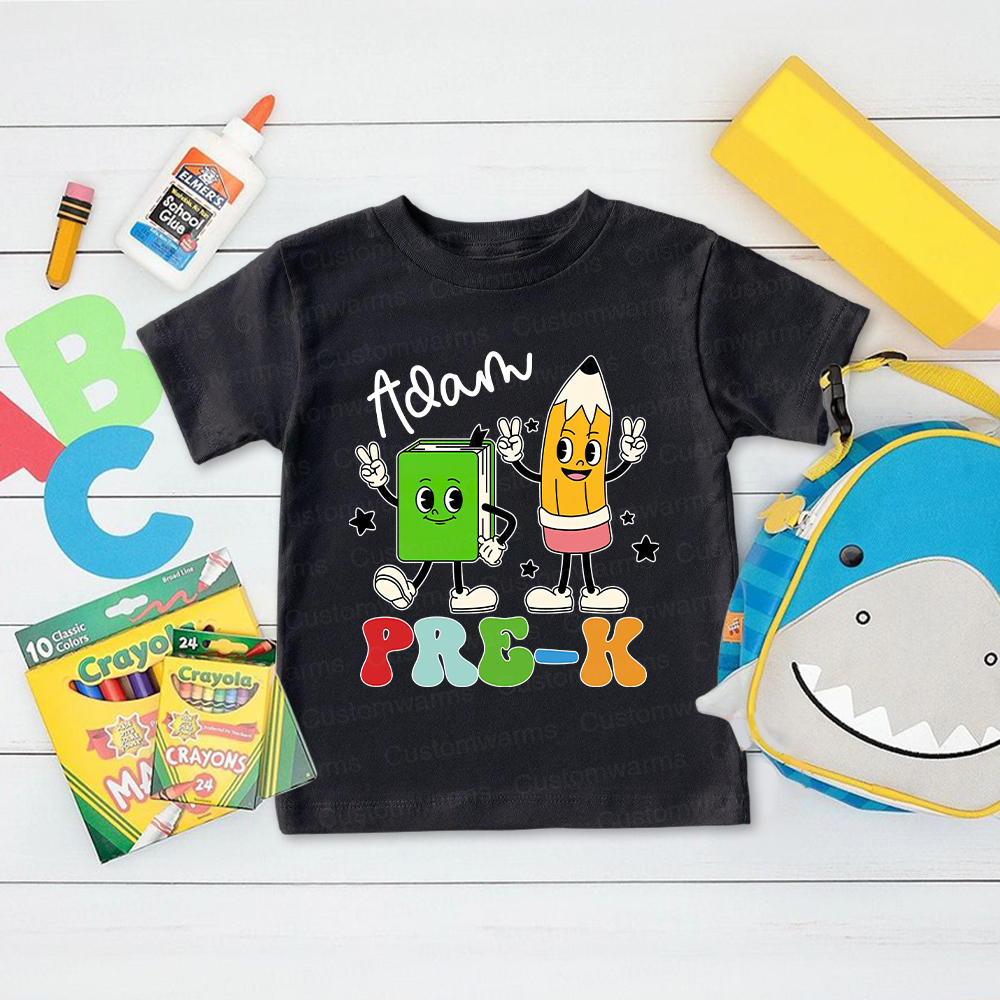 Personalized First Day Of Back To School Shirt | CWSchool32