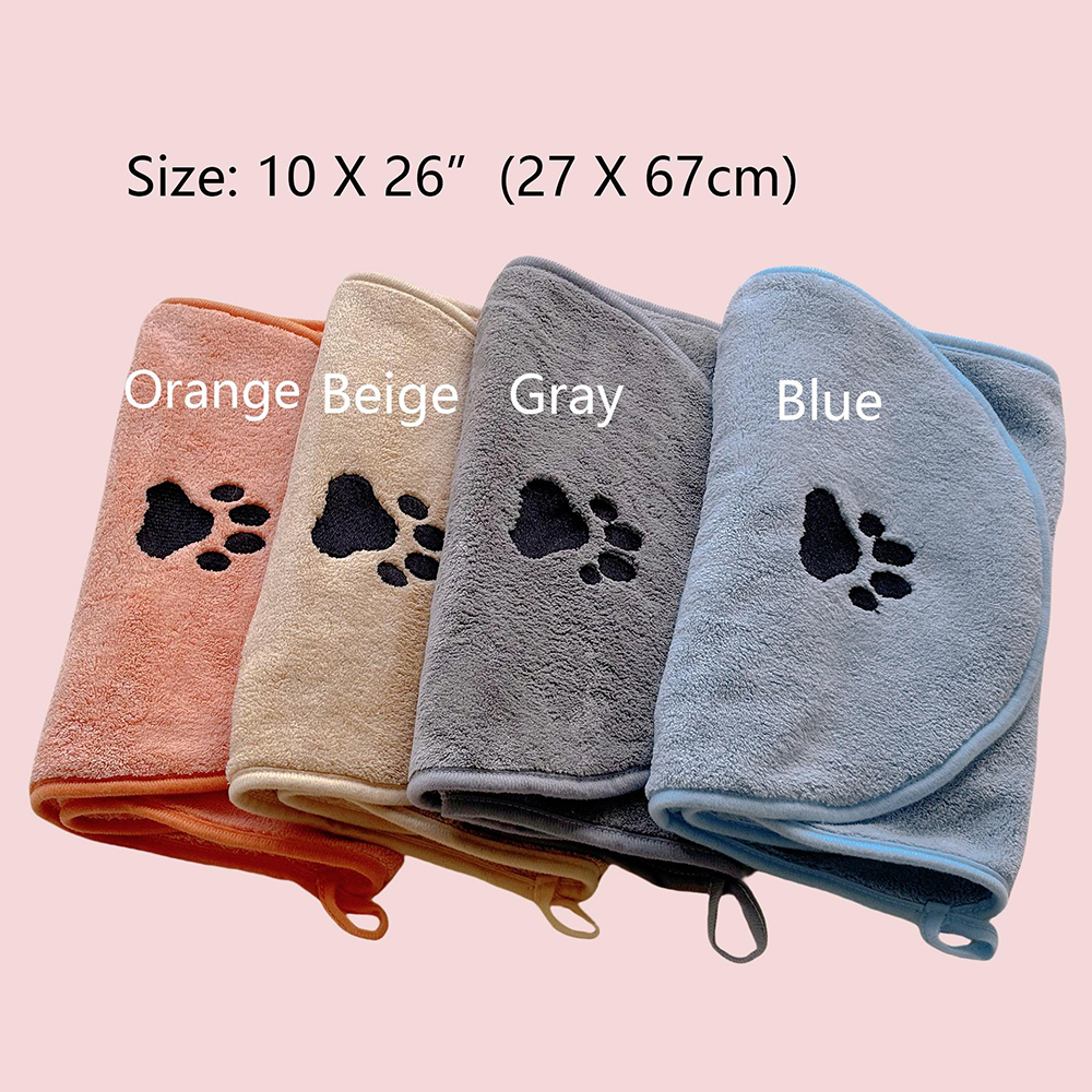 Personalized Embroidered Pet Drying Towel | BKPet167