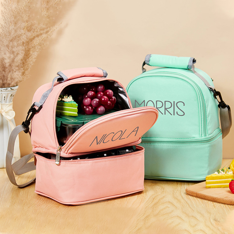 Personalized Name Color Kids Lunch Backpack