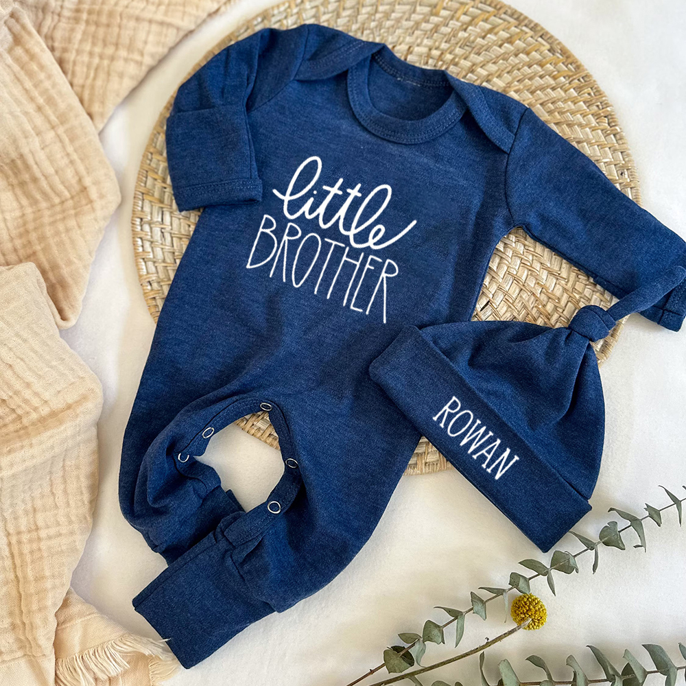 Personalized Little Brother Coming Home Outfit | CWBaby20301