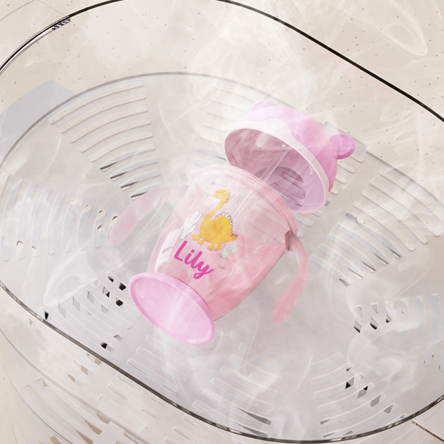 Personalized BPA Free 10oz Lovely Bear Water Bottle With Straw | YouBottle97