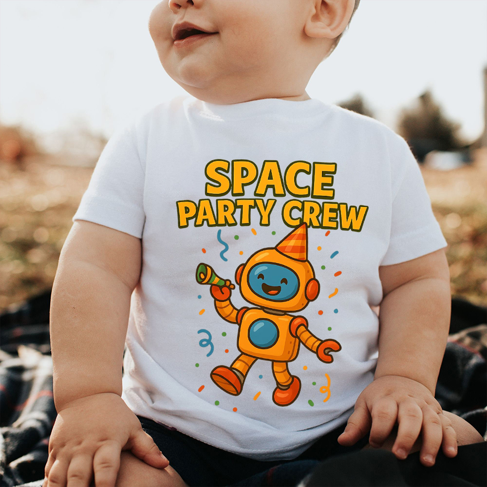 Personalized Space Party Birthday T-Shirt | inBirth33