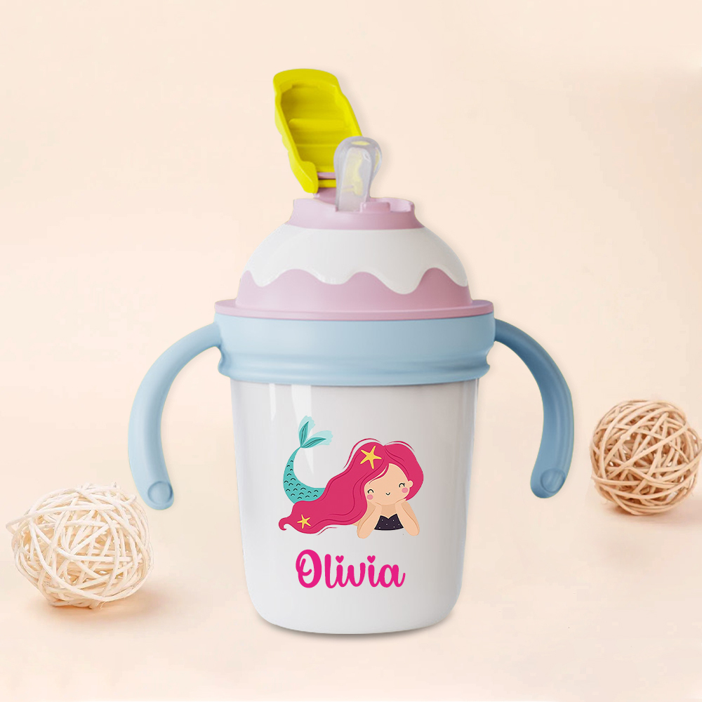 Personalised 10oz Stainless Steel Sippy Cup for Kids | YouBottle98