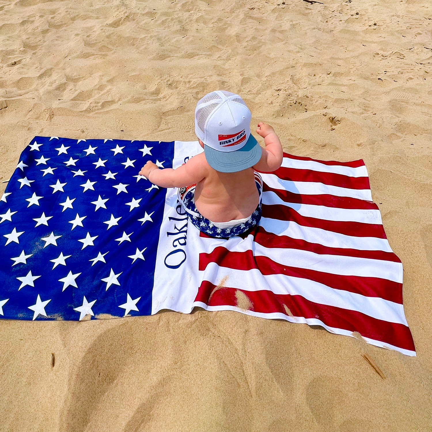 Personalized 4th of July Independence Day Beach Towel | CWTowel172