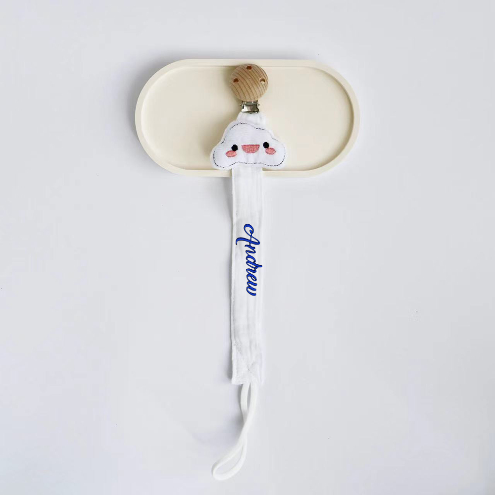 Personalized Embroidered Lovely Pacifier Strap For Baby | CWToy133