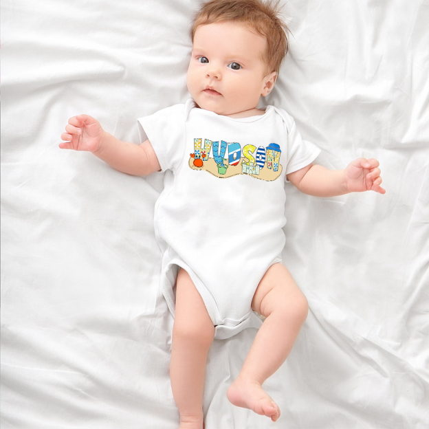 Personalized Baby Summer Beach Style Shirts | CWBaby200