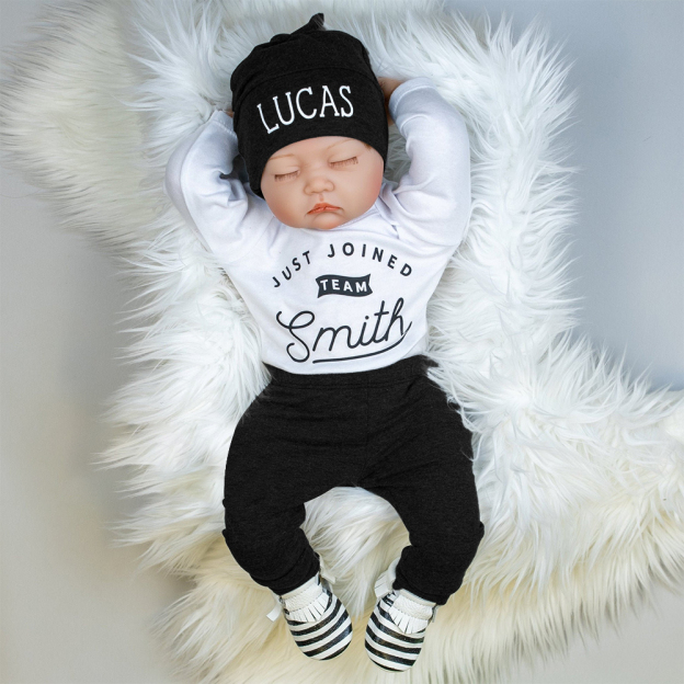 Personalized Baby Coming Home Romper Onesie Set | CWBaby123
