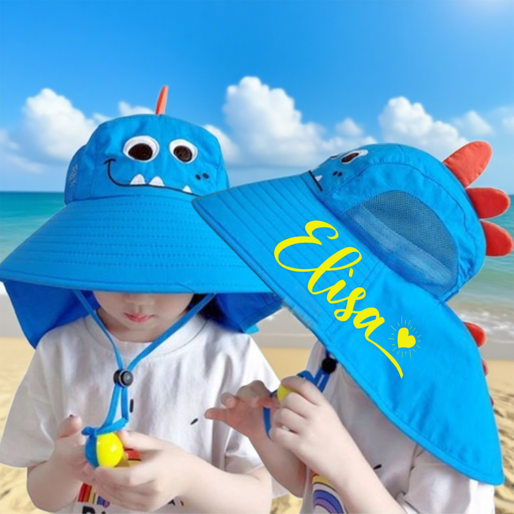 Personalized Wide Brim Breathable Windproof Sun Hat | CWBeach200