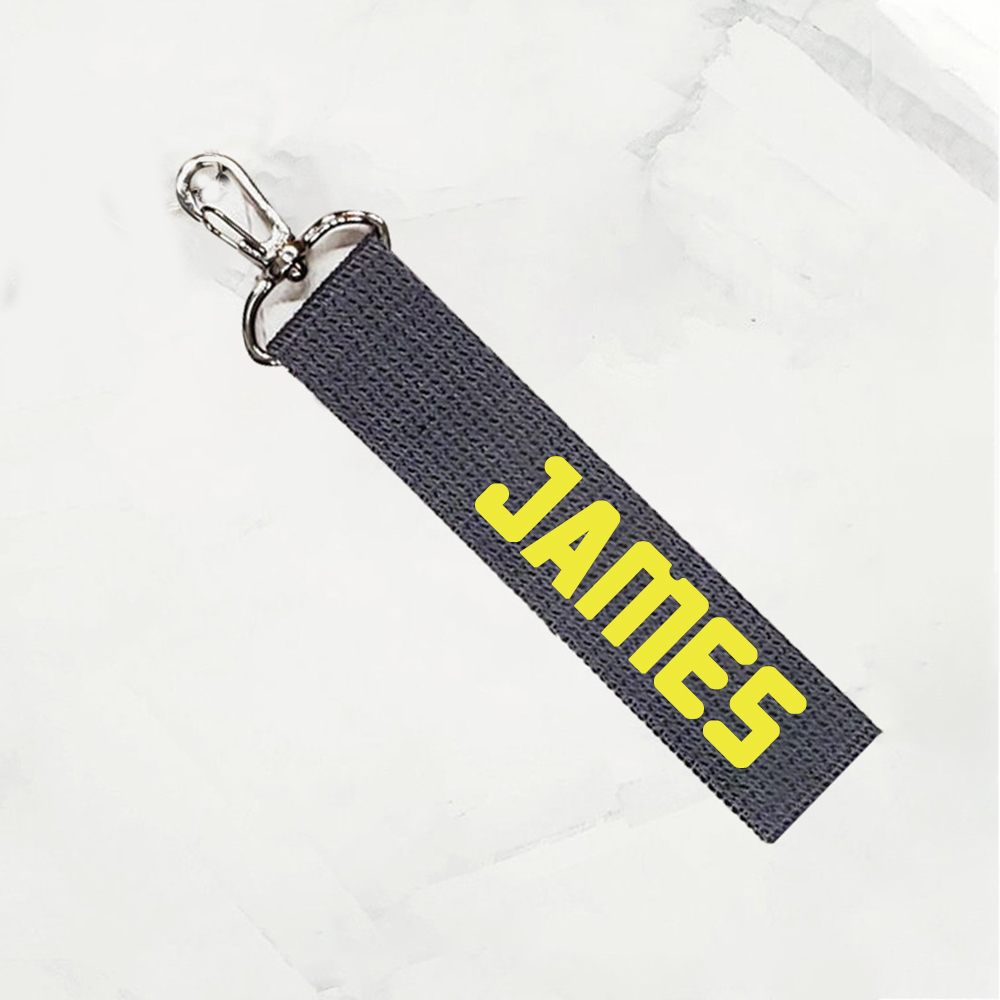 Personalized Colourful Webbing Name Tag | CWToy139