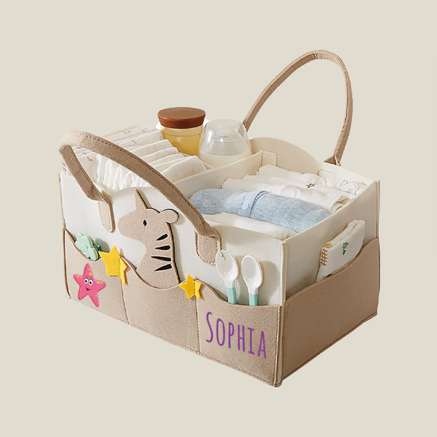 Personalized Baby Accessories & Diapers Portable Nursery Bag | CWToy142
