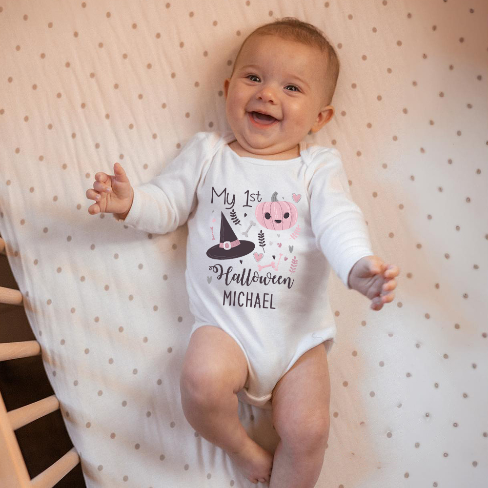 Personalized Baby Lovely First Halloween Outfit | CWHalloween22
