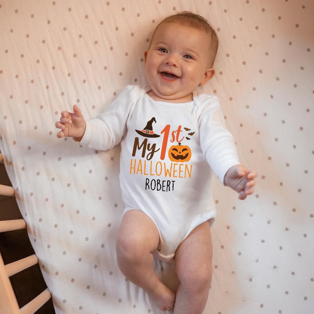 Personalized Baby Lovely First Halloween Outfit | CWHalloween23