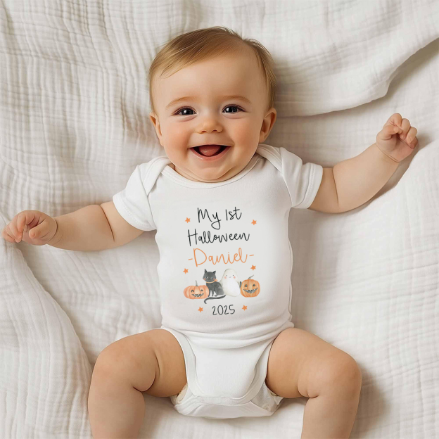Personalized Baby Lovely First Halloween Outfit | CWHalloween30