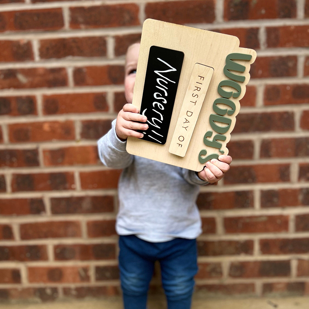 Personalised First and Last Day of School Memory Photo Board | CWToy145