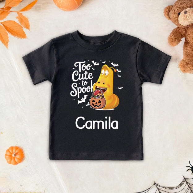 Personalized Larva's Halloween Funny Kid Shirt | Larva06