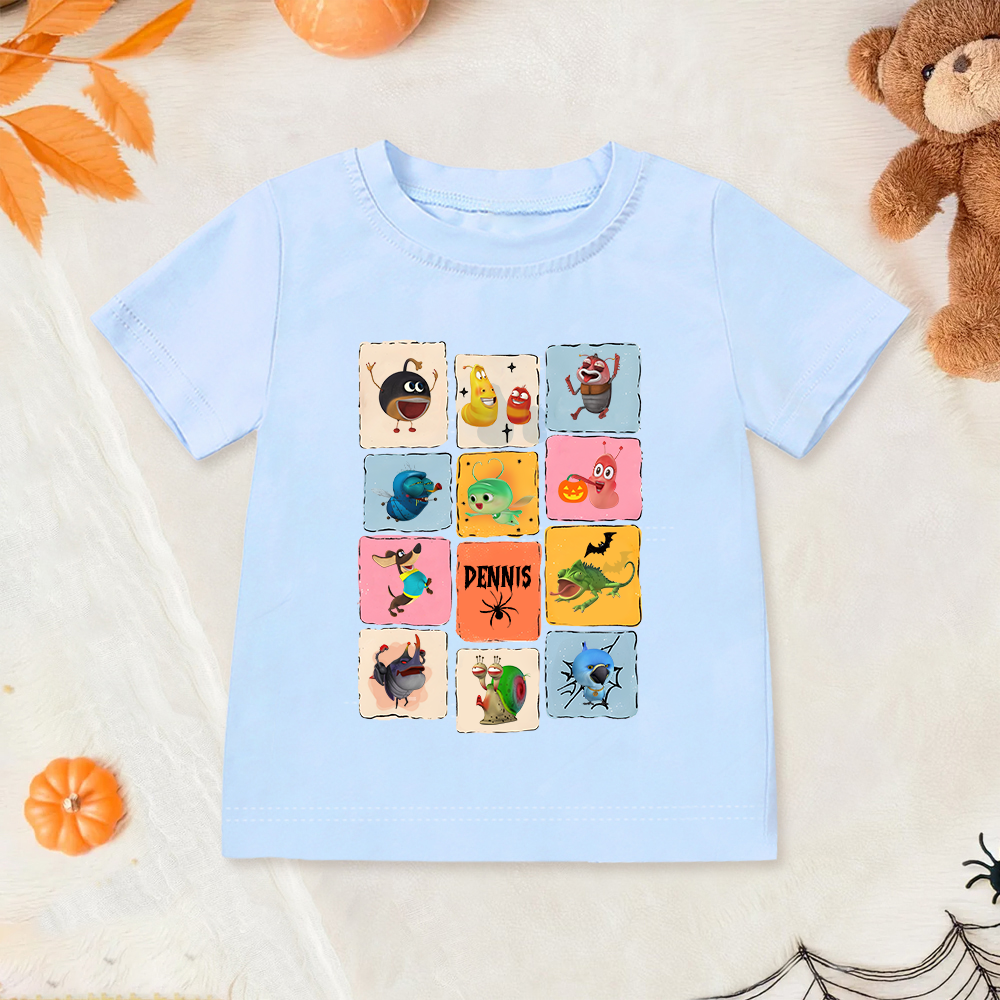 Personalized Larva's Halloween Funny Kid Shirt | Larva20