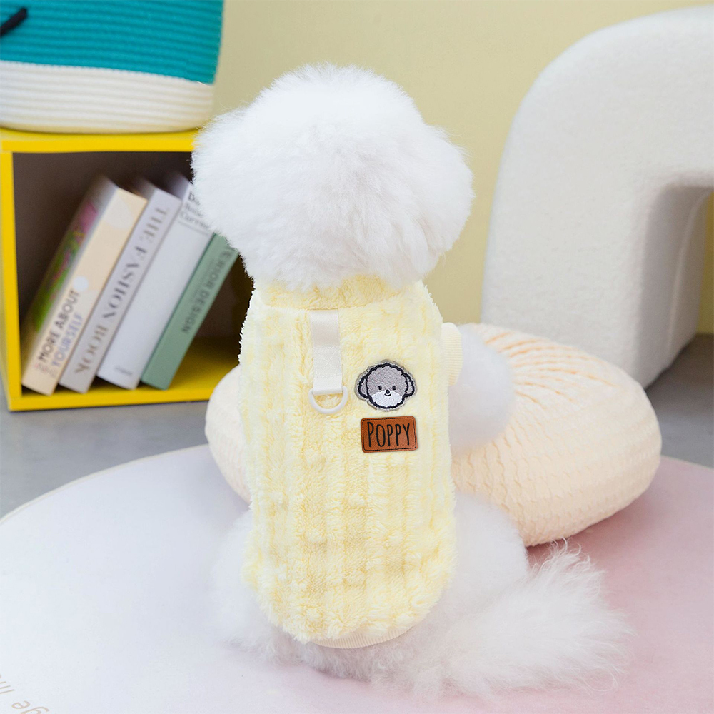 Personalized Cute Pet Soft Plush Fleece Vest | BKPet203