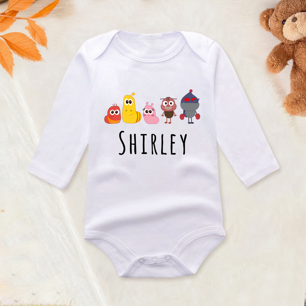 Personalized Larva's Funny Baby Romper | Larva21