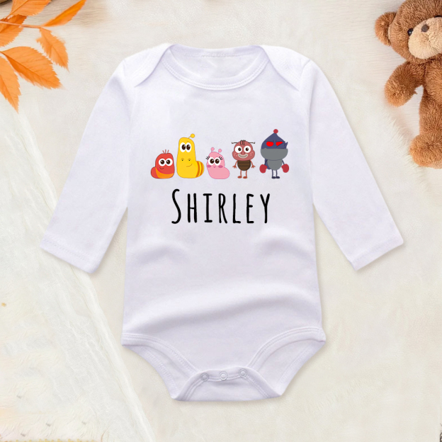 Personalized Larva's Funny Baby Romper | Larva21