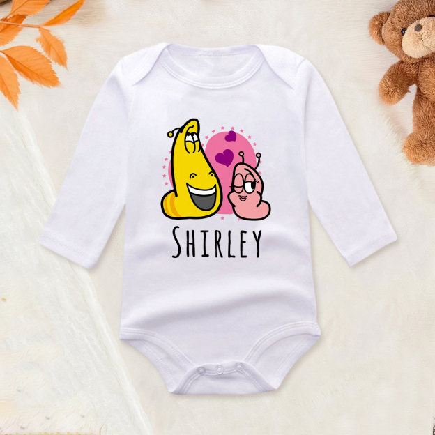 Personalized Larva's Funny Baby Romper | Larva22