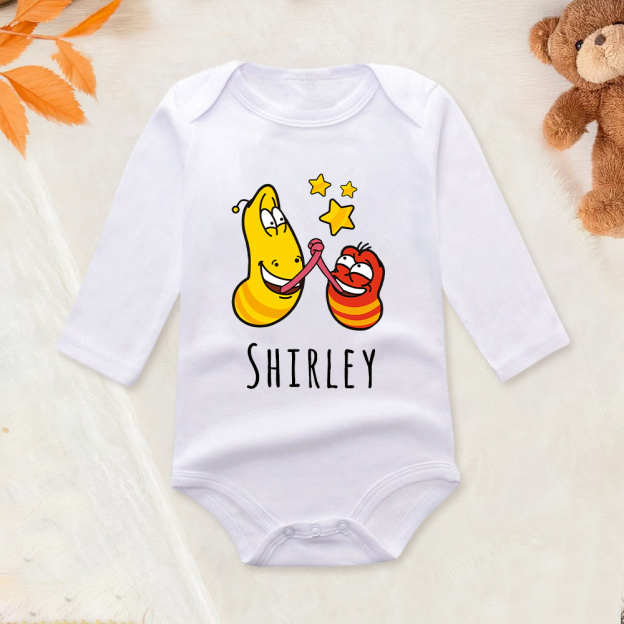Personalized Larva's Funny Baby Romper | Larva23