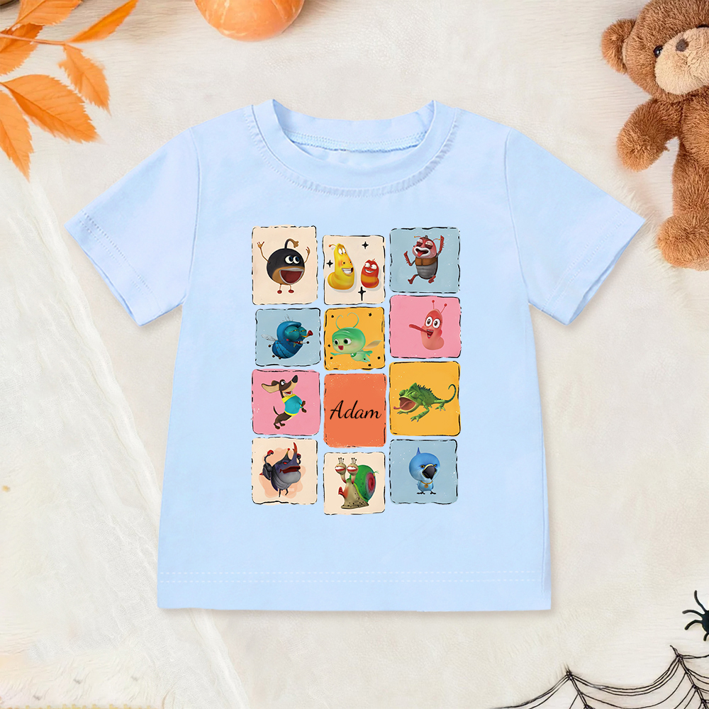 Personalized Larva's Funny Kid Shirt | Larva30