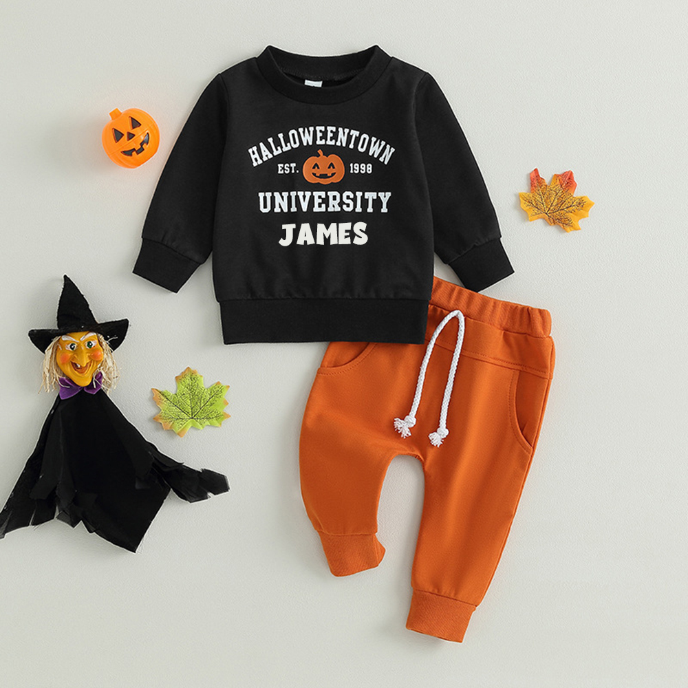 Personalized Funny Halloween Toddler Outfit | CWHalloween71