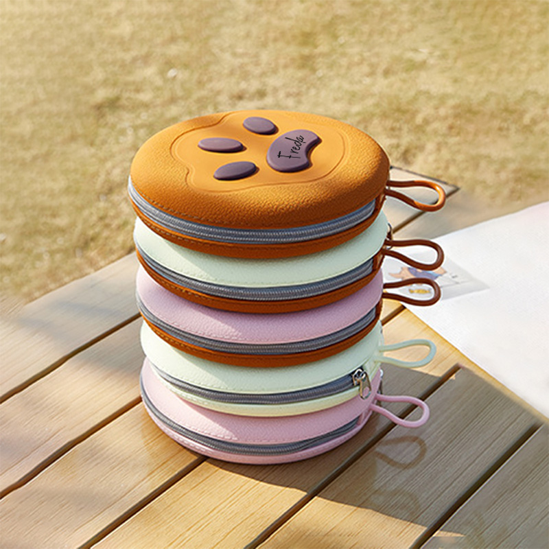 Personalized Collapsible Portable 2-in-1 Food & Water Dish Dog Bowl | BKPet214