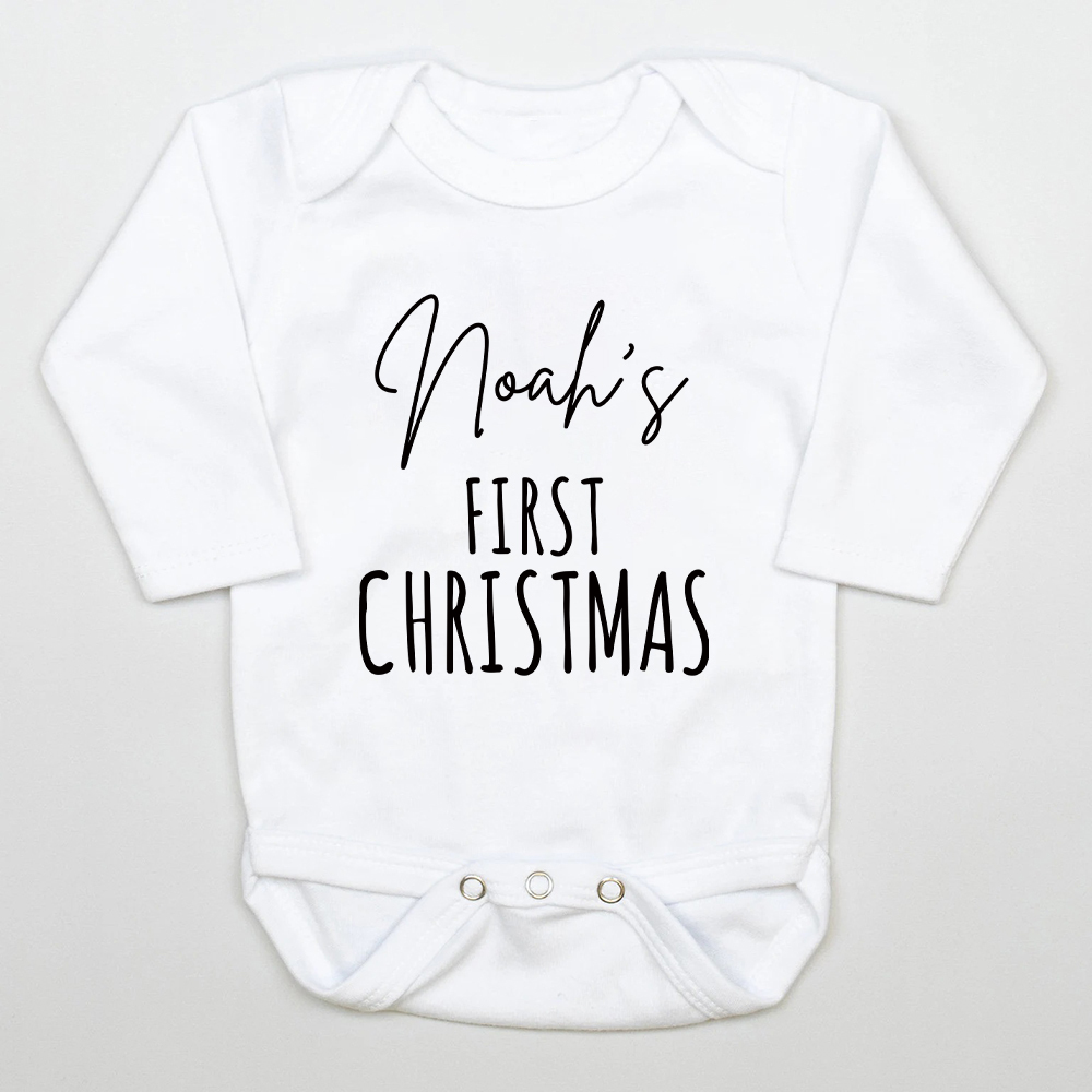 Personalized Baby 1st Christmas Outfit Set | MCGift120
