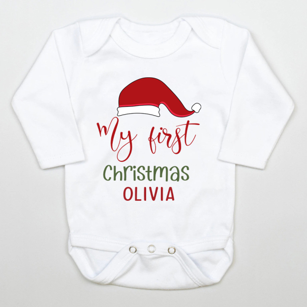 Personalized Baby 1st Christmas Outfit Set | MCGift123