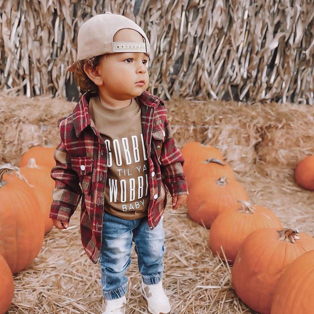 Personalized Leather Patch Kids Flannel Jacket | inJacket15