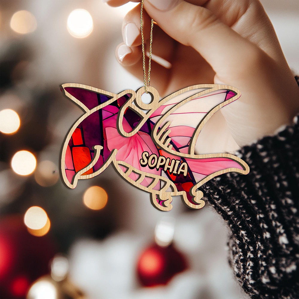 Personalized Dinosaur Christmas Tree Ornaments | MCGift148