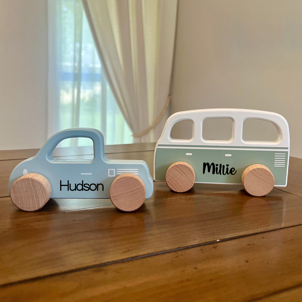 Personalized Wooden Toy Car for Toddler | CWToy153