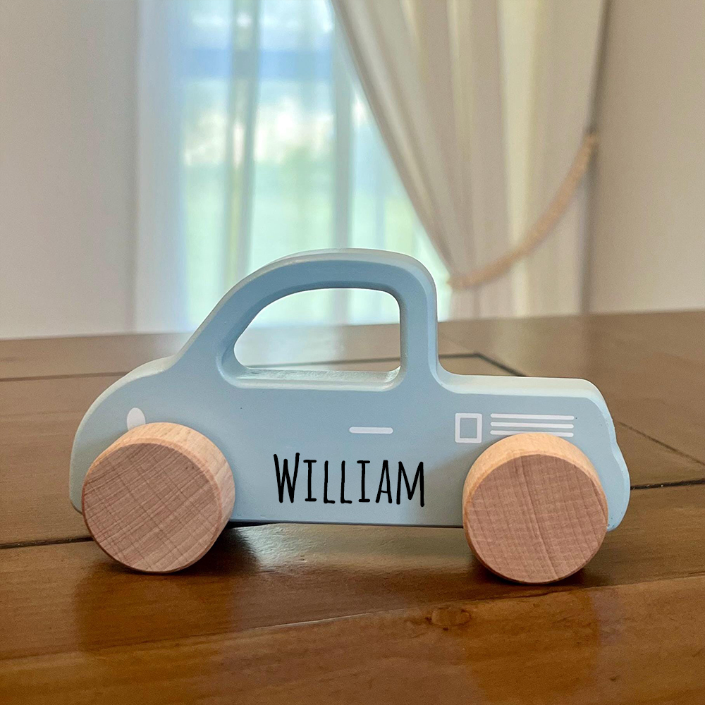 Personalized Wooden Toy Car for Toddler | CWToy153