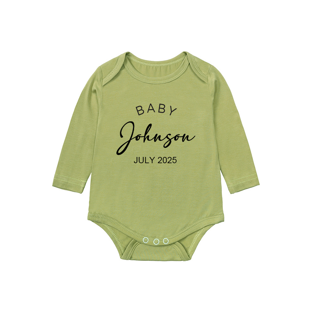 Personalized Personalized Baby Coming Home Romper | CWBaby318