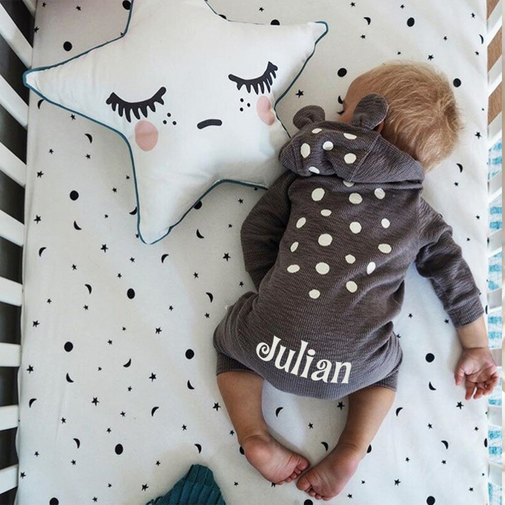 Personalized Baby Cute Bambi Hooded Jumpsuit | CWBaby319