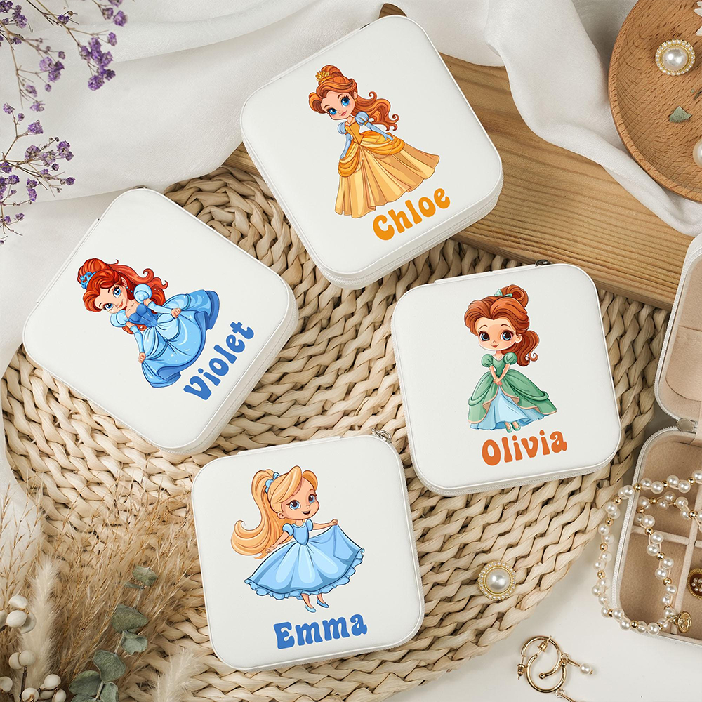 Personalized Cute Princess Jewelry Box for Little Girl | CWToy157