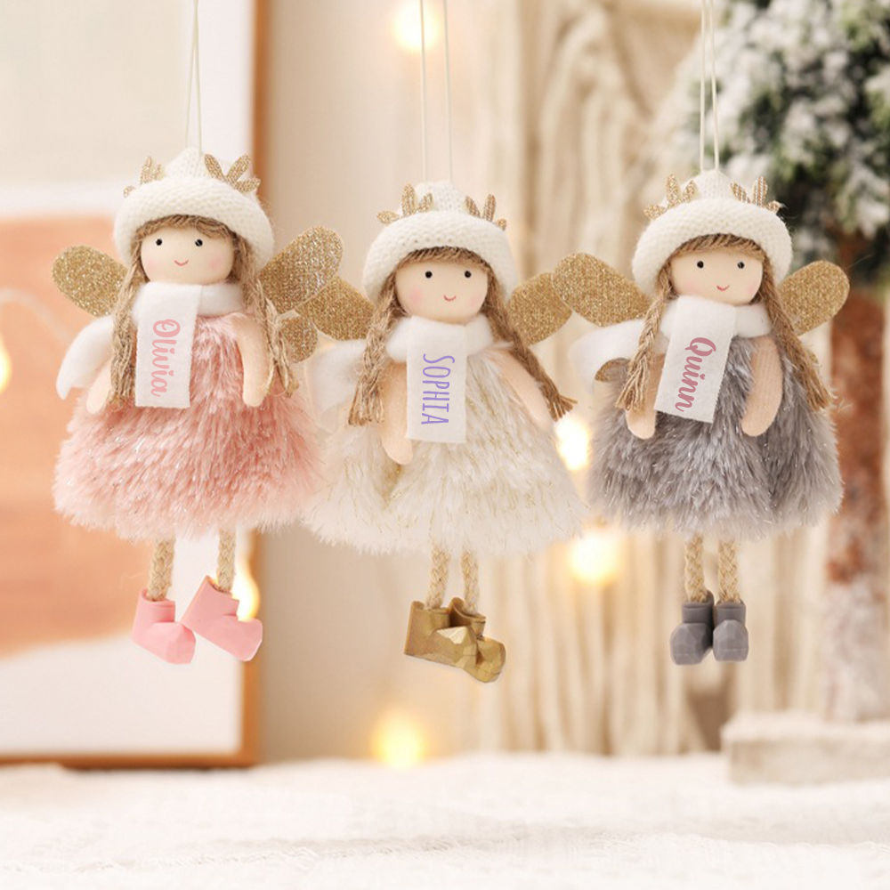 Personalized Christmas Lovely Angel Doll Decoration | MCGift189