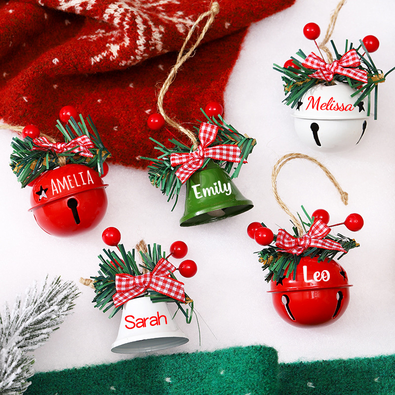 Personalized Jingle Bell Christmas Tree Ornament | MCGift193