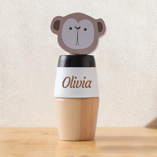 Personalized Wooden Animal Screw Jigsaw Exercises Toys | CWToy159