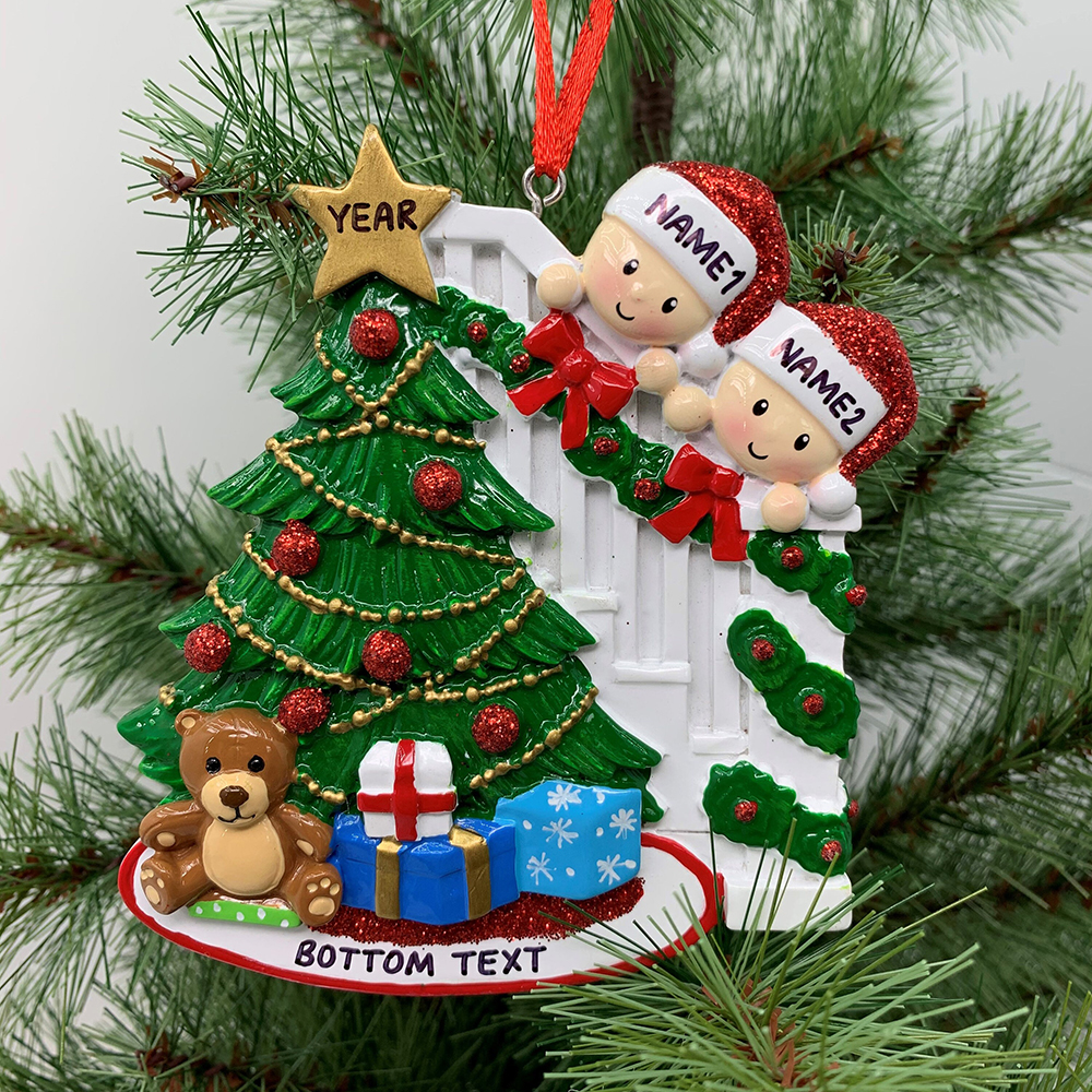 Personalised Christmas Tree Family Ornament | MCGift203
