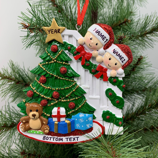 Personalised Christmas Tree Family Ornament | MCGift203