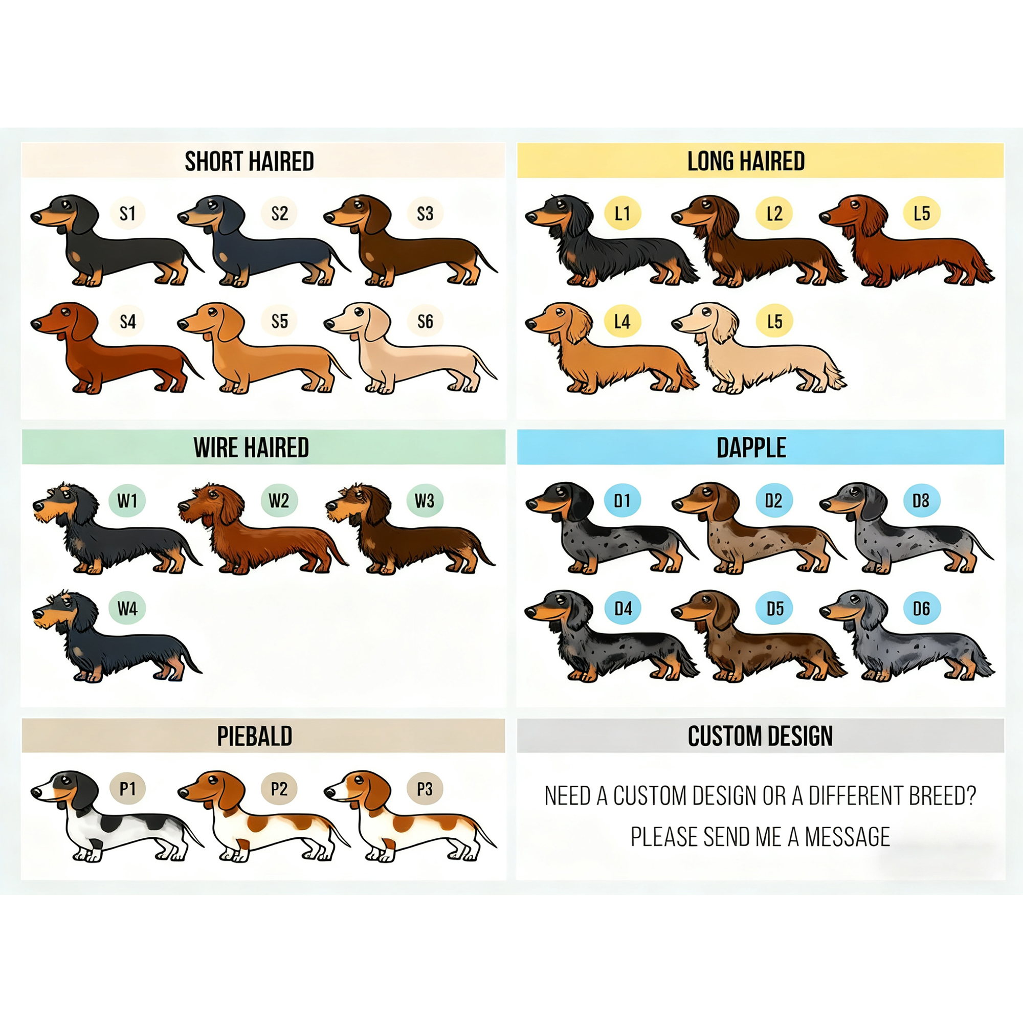 Personalised Acrylic Dachshund Christmas Ornament | MCGift213