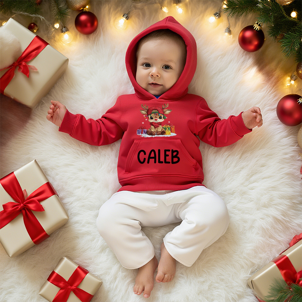 Personalized Kids Lovely Christmas Hoodie | MCGift220