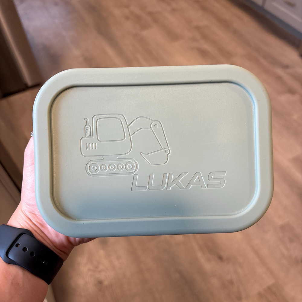 Personalized Kid Silicone Bento Lunch Box | CWBaby353