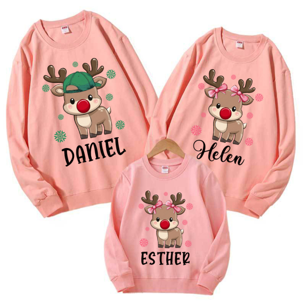 Personalized Christmas Matching Family Sweatshirt | MCGift232